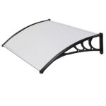 Pensilina modulare - 120 x 80 cm - policarbonato compatto - satinato opalino - X-Robust