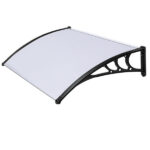 Pensilina modulare - 150 x 100 cm - policarbonato compatto - satinato opalino - X-Robust