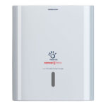 Dispenser asciugamani Defend Tech - piegati C/V - 33,6 x 14,5 x 30 cm - bianco - Papernet