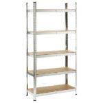 Scaffale - 5 ripiani - 180 x 40 x 90cm - metallo/MDF - X-Robust