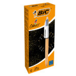 Penna a sfera scatto multifunzione 4 Colours Party - punta 1,0 mm - 4 colori - Bic - conf. 12 pezzi