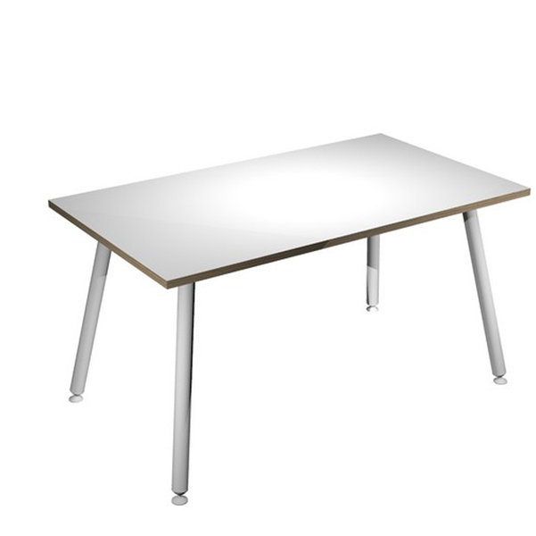 MD_92405 Scrivania Skinny Metal - 140 x 80 x H 74,4 cm - bianco - immagine 1