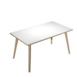 Scrivania Woody - 140 x 80 x H 74,4 cm - rovere / bianco