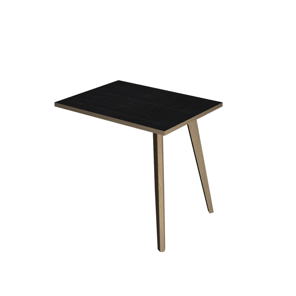 MD_92466 Allungo DX/SX per scrivanie Woody - 60 x 80 x H 74,4 cm - rovere / nero venato - immagine 1