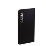 Etichetta adesiva raccolta differenziata - con stampa "CARTA" - 4,5 x 18 cm - vinile - bianco opaco - Medial