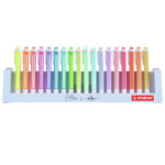 Evidenziatore Swing Cool Pastel - punta a scalpello - tratto 1 - 4 mm - colori assortiti - Stabilo - deskset 18 pezzi