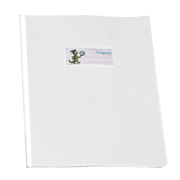 MD_93802 Coprimaxi GreenLine - 21 x 30 cm - PVC - 220 mic - c/alette - lucido - bianco - Colorosa - immagine 1