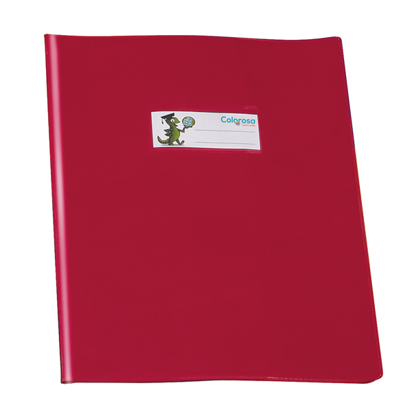 MD_93803 Coprimaxi GreenLine - 21 x 30 cm - PVC - 220 mic - c/alette - lucido - rosso - Colorosa - immagine 1