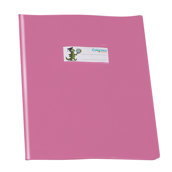 MD_93807 Coprimaxi GreenLine - 21 x 30 cm - PVC - 220 mic - c/alette - lucido - rosa - Colorosa - immagine 1
