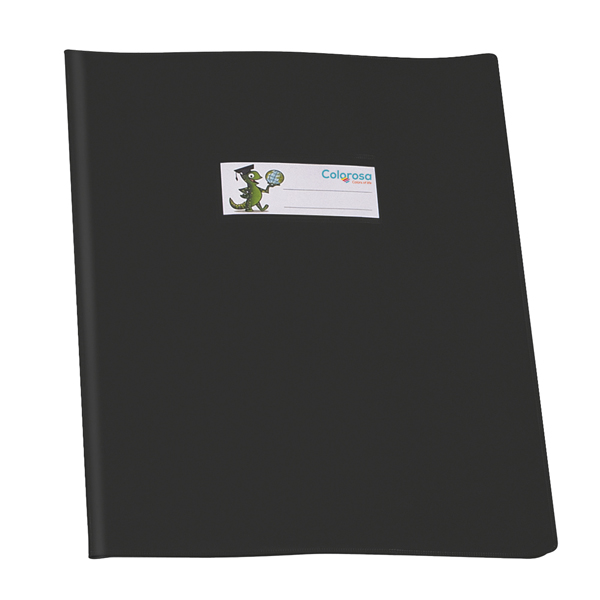 MD_93814 Coprimaxi GreenLine - 21 x 30 cm - PVC - 220 mic - c/alette - lucido - nero - Colorosa - immagine 1