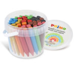 Pastelli a cera Jumbo - Ø 13 mm x 85 mm - 12 colori assortiti - Primo - conf. 48 pezzi