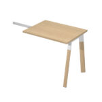 Allungo scrivanie Woody Superior - 80 x 60 x 72,5 cm - piano rovere