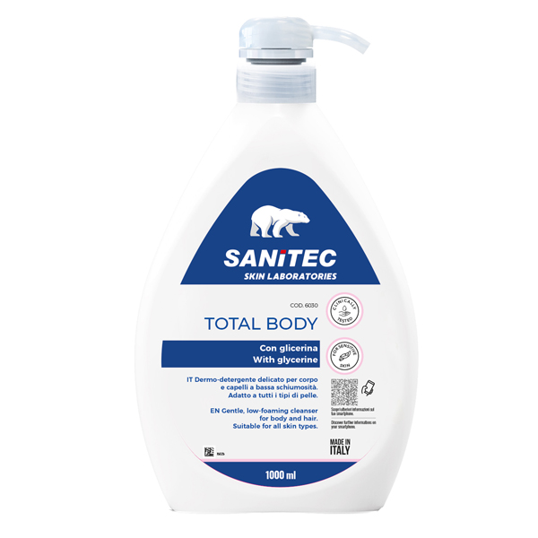 MD_94264 Sapone Total Body - con glicerina - dispenser 1 L - Sanitec - immagine 1