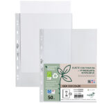 Buste forate Gea 100 - PP riciclato - buccia medium - 22 x 30 cm - Sei rota - conf. 50 pezzi
