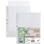 Buste forate Gea 150 - PP riciclato - buccia pesante - 22 x 30 cm - Sei rota - conf. 50 pezzi