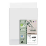 Buste a sacco Gaia - PP riciclato - 25 x 35 cm - buccia - trasparente - Sei rota - conf. 25 pezzi