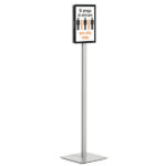 Espositore Info Stand Basic - da pavimento - A4 - Durable
