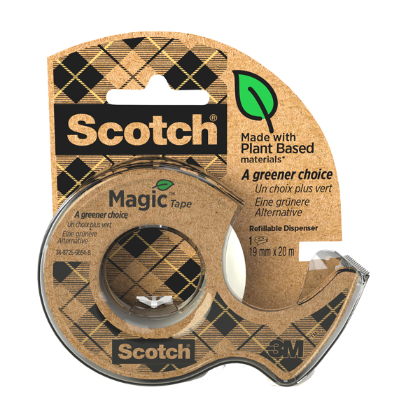 MD_95033 Nastro adesivo in chiocciola Magic 900 - 19 mm x 20 m - acrilico - trasparente - Scotch - immagine 1