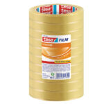 Nastro adesivo Tesafilm - 15 mm x 66 m - PP - trasparente - Tesa - torre 10 pezzi