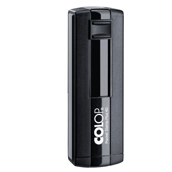 MD_95207 Timbro Pocket Stamp Plus 40 - 23 x 59 mm - 6 righe - autoinchiostrante - nero - Colop - immagine 1