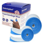 Bendaggio coesivo Detectaplast - per HACCP - 6 cm x 4,5 m - blu - PVS