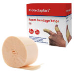 Bendaggio coesivo Protectaplast -  6 cm x 4,5 m - color pelle - PVS