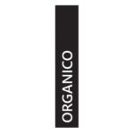 Etichetta adesiva raccolta differenziata - con stampa "ORGANICO" - 45 x 230 mm - vinile - bianco opaco - Medial
