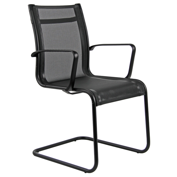 MD_96118 Seduta attesa Pollux all black PVV - con braccioli inclusi - nero - Unisit - immagine 1