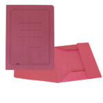 Cartellina 3 lembi con stampa - 200 gr - 25 x 33 cm - cartoncino manilla - magenta - Cartotecnica del Garda - conf. 50 pezzi