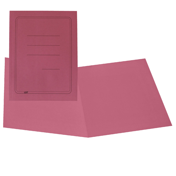 MD_96196 Cartellina semplice con stampa - 145 gr - 25 x 34 cm - magenta - cartoncino manilla - Cartotecnica del Garda - conf. 100 pezzi - immagine 1