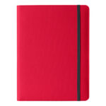 Portablocco Meet - con elastico - 31 x 25 x 1,4 cm - rosso - In Tempo