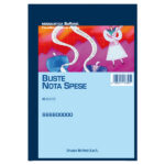 Blocco buste nota spese - staccabili - 23 x 16 cm - Data Ufficio - conf. 25 buste