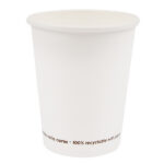 Bicchiere in carta - 250 ml - bianco - Signor Bio - conf. 50 pezzi