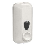 Dispenser sapone Woodplastic - murale - capacità 0,55 L - bianco - Mar Plast