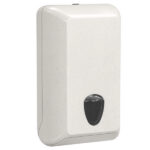 Dispenser carta igienica Woodplastic - interfogliata - piegati a V e Z - 30 x 13,2 x 17 cm - 550/450 fogli - bianco - Mar Plast