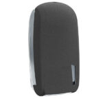 Dispenser carta igienica Skin - interfogliata - piegata a V e Z - 32,8 x 13,5 x 16,5 cm - 550/450 fogli - pietra - Mar Plast