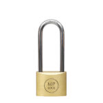 Lucchetto ad arco lungo - 40 mm - acciaio cromato - Metalplus