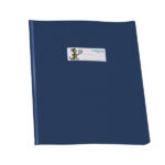 Copriquaderno GreenLine - A5 - PVC - 220 mic - c/alette - lucido - blu - Colorosa