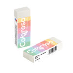 Gomma Pastel - 6,2 x 1,2 x 2,2 cm - vinile - Colorosa - conf. 20 pezzi