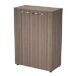 Mobile Elegance - medio con ante - 90 x 45,2 x 126,2 cm - noce toscano