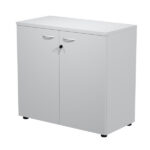 Armadio modulare - ante battenti - 90 x 44 x 85 cm - grigio