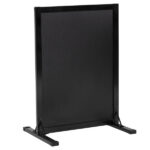 Lavagna da terra Stand Woody - 78 x 56 x 40 cm - nero - Securit