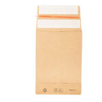 Sacchetti a fondo quadro E-Green - C5 - 16,2 x 22,9 x 4 + 10 cm - carta kraft - avana - Bong Packaging - conf. 250 pezzi
