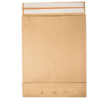 Sacchetti a fondo quadro E-Green - 45 x 57 x 10 + 10 cm - carta kraft - avana - Bong Packaging - conf. 100 pezzi