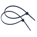 Fascette detectabili - 37 x 0,48 cm - nylon - blu - conf. 100 pezzi