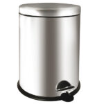 Pattumiera a pedale Bin Basic - 12 L - acciaio inox - Medial