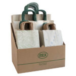 Espositore shopper Carta Erba - formati assortiti - Rex Sadoch - expo 100 pezzi