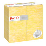 Busta portaposate - linea Millerighe - 40 x 40 cm - mimosa - Fato - conf. 40 pezzi