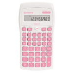 Calcolatrice scientifica OS 134/10 BeColor - bianco - tasti rosa - Osama