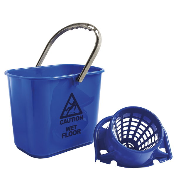 MD_99675 Secchio Polar - con strizzatore - 15 L - blu - PerfettoFactory - immagine 1